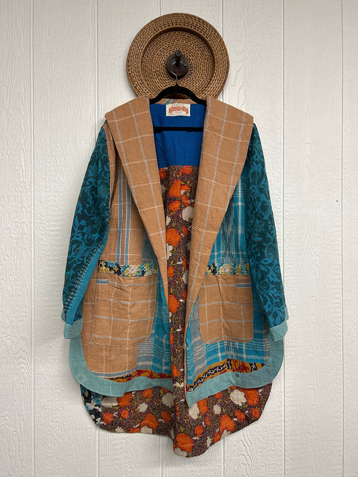 Fine Kantha Drifter Coat 1026 052