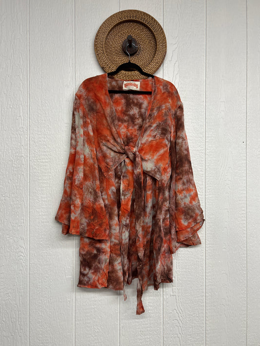 Crepe Sari Shortie Spellbound Kimono 0426 224