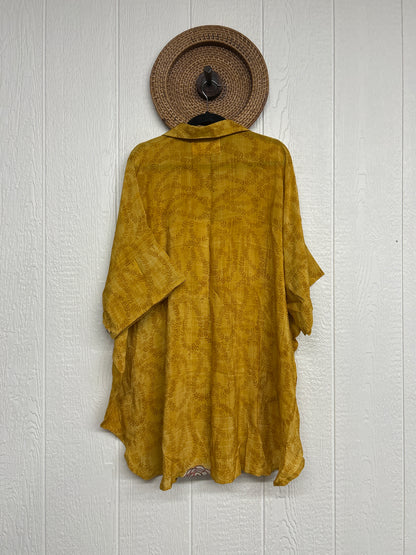 Crepe Sari Free To Be Button Down 0626 222
