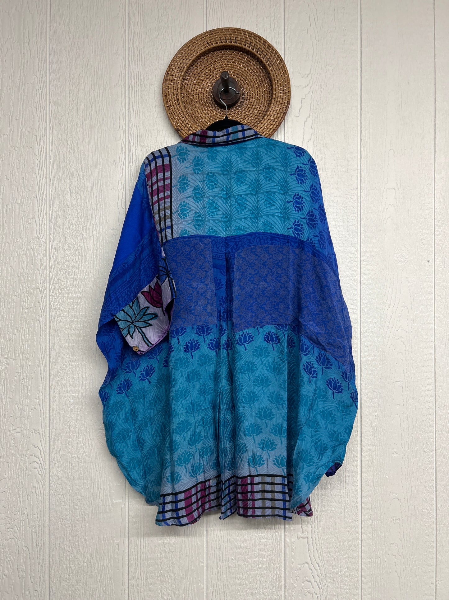 Crepe Sari Free To Be Button Down 0626 221