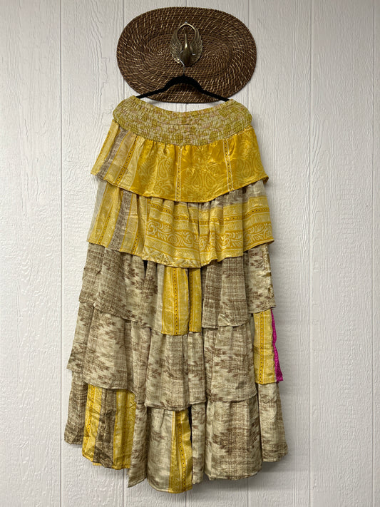 Rasgulla Sari Venus Ruffle Maxi 1125 081