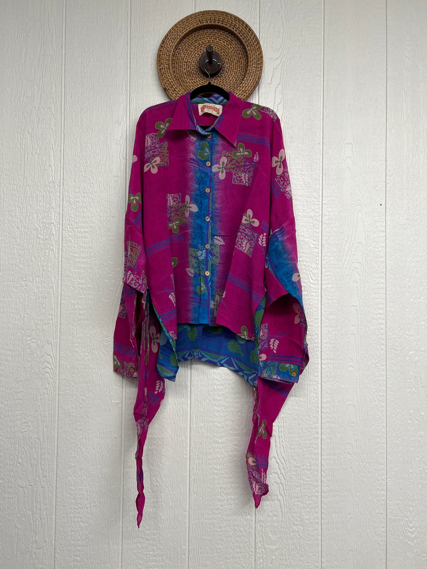 Crepe Sari Nirvana Button Down 1125 236