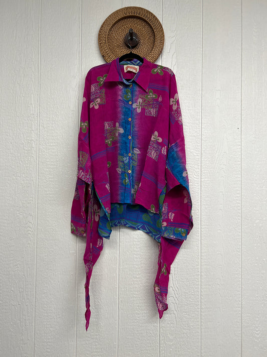 Crepe Sari Nirvana Button Down 1125 236