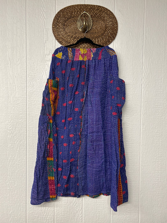 Pareo Kantha Butterfly Cargo Skirt 0426 015