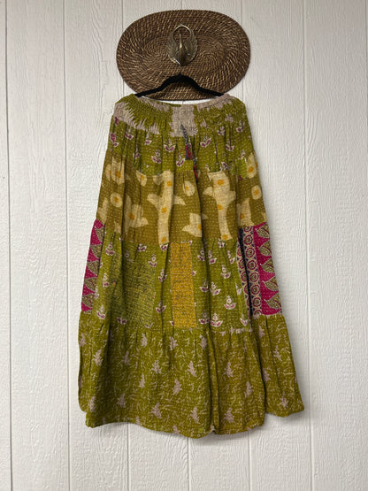 Pareo Kantha Lotus Maxi Skirt 0826 212