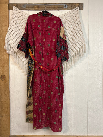 Pareo Kantha Gravity Duster Dress 0226 166