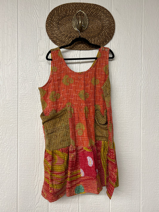 Kantha Meadow Mini Dress 0625 035