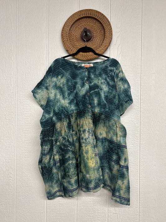 Pareo Kantha Daydreamer Button Down Mini  0526 032
