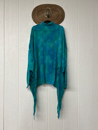 Crepe Sari Nirvana Button Down 1125 145