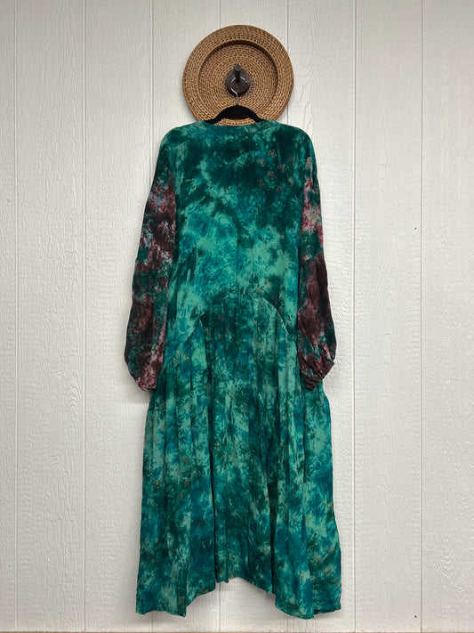 Crepe Sari Evermore Kimono 1026 041