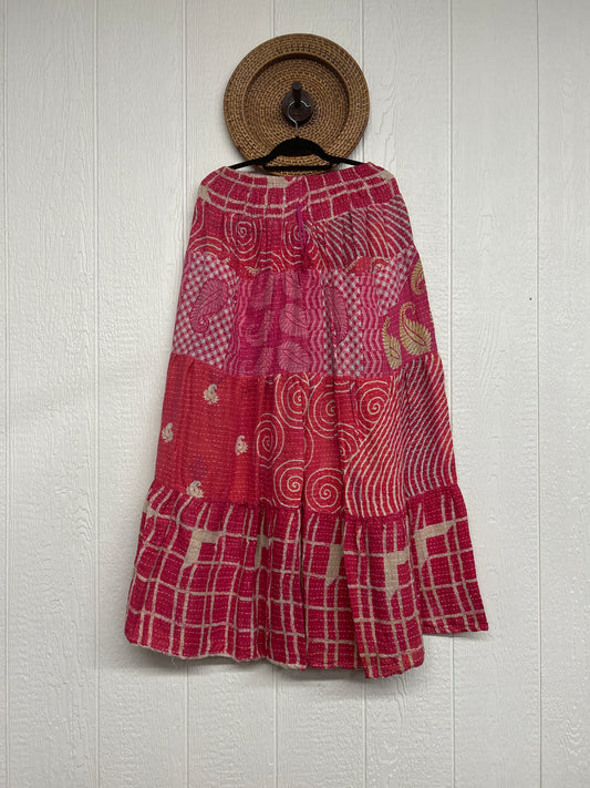 Pareo Kantha Lotus Maxi Skirt 0826 013