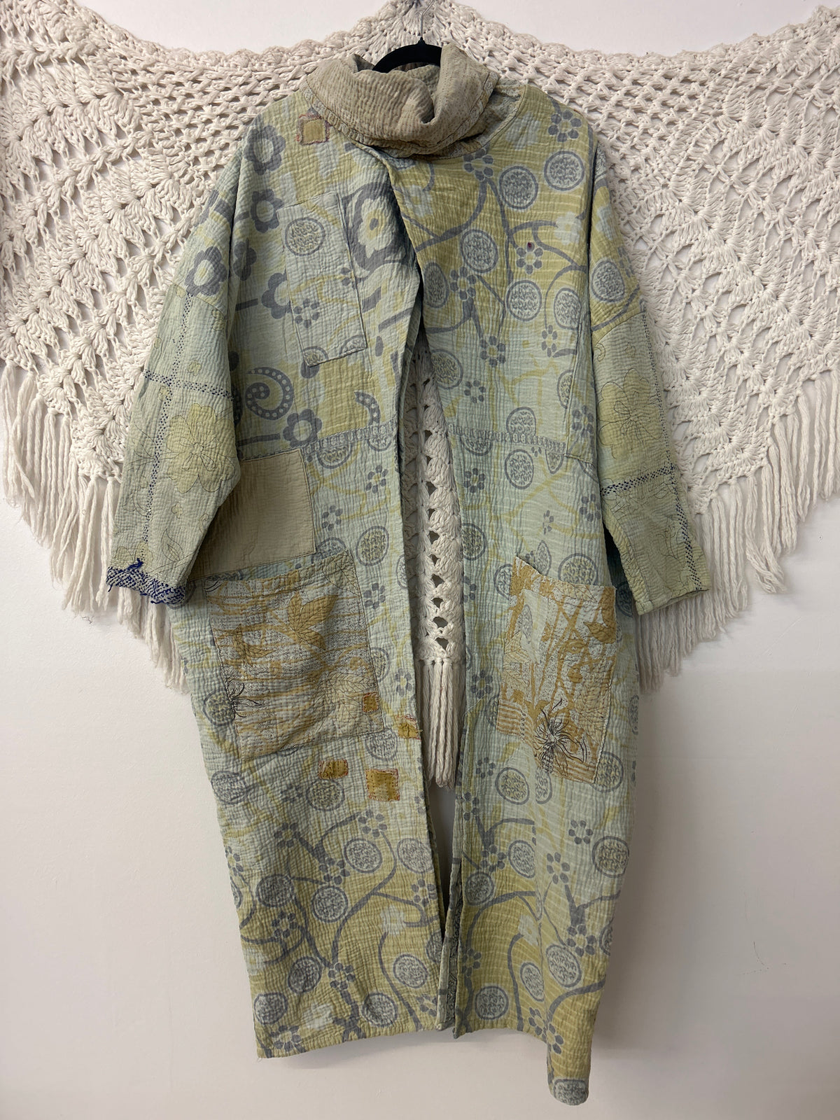 RETAIL Alchemi Fine Kantha Cowl Split Pullover