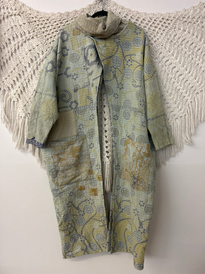 RETAIL Alchemi Fine Kantha Cowl Split Pullover