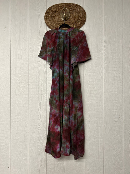 Crepe Sari Summer Woodstock Duster 0626 192