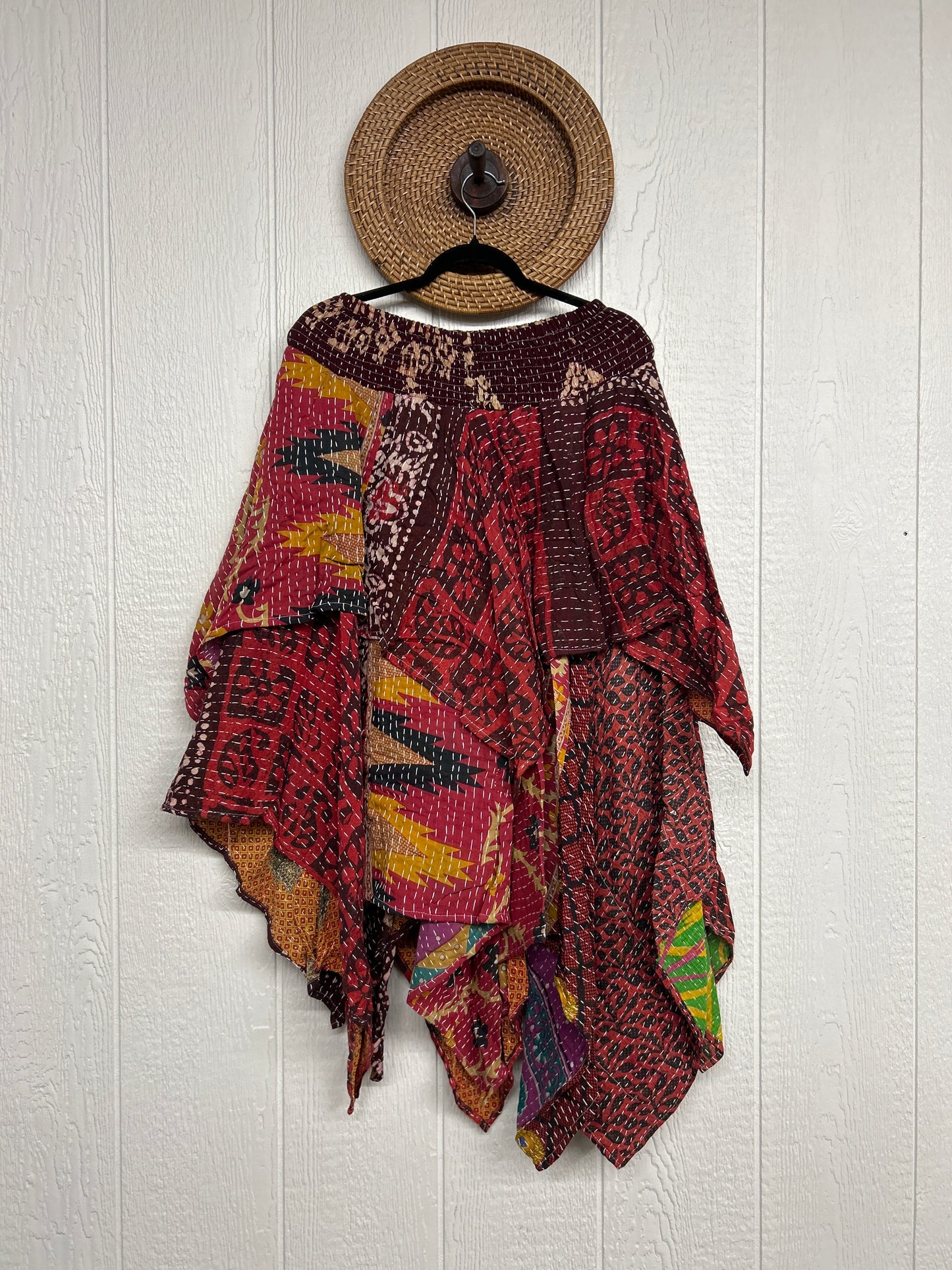 Pareo Kantha Pixie Skirt 0426 090
