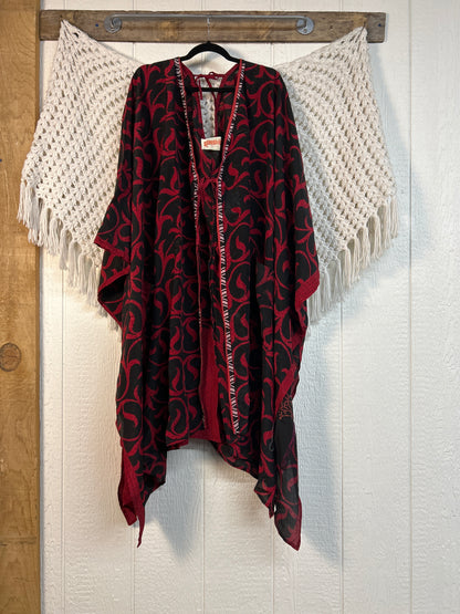 Crepe Sari Orchid Kimono 0626 216