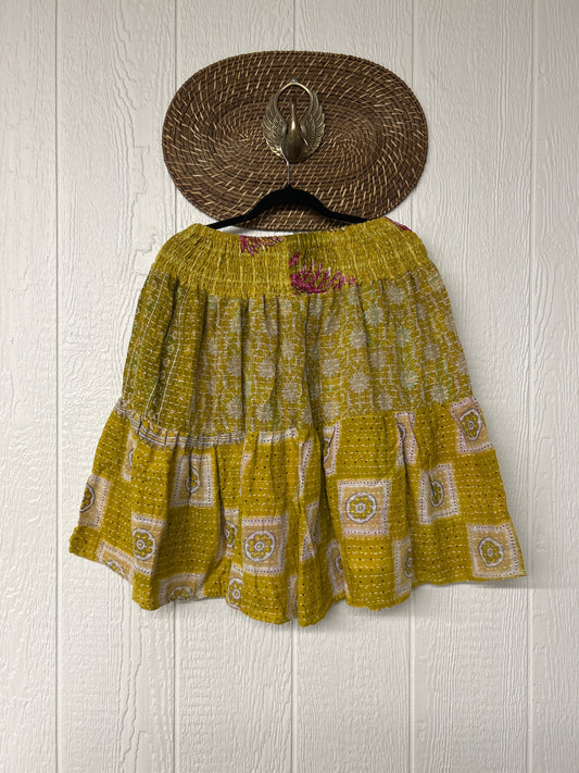 Pareo Kantha Meadow Skirt 0826 245
