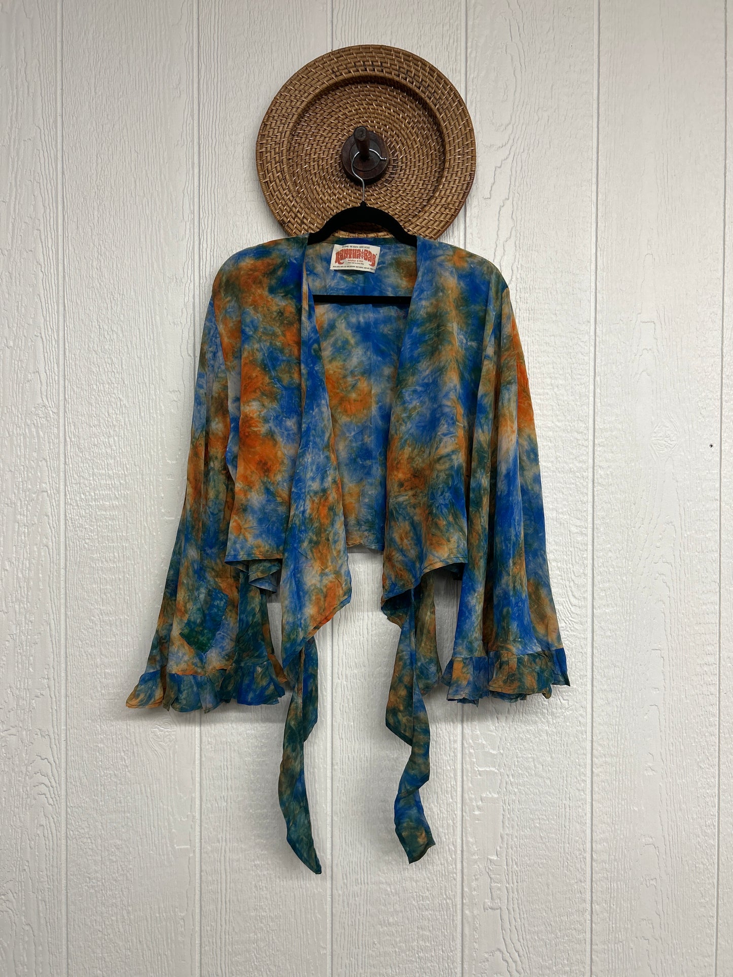 Crepe Sari Zeppelin Crop Shrug 0426 104