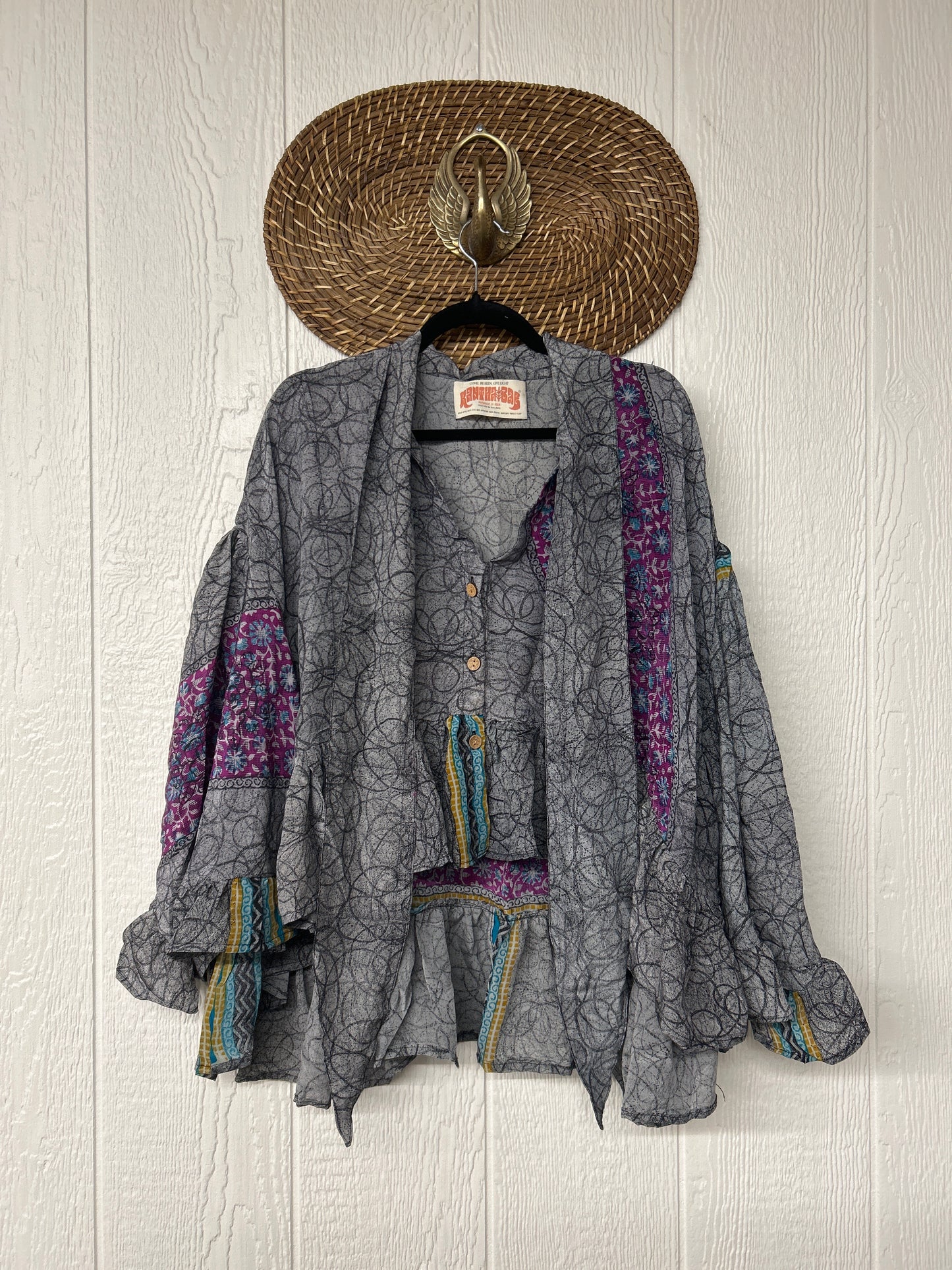 Crepe Sari Wild Rose Top 1225 181