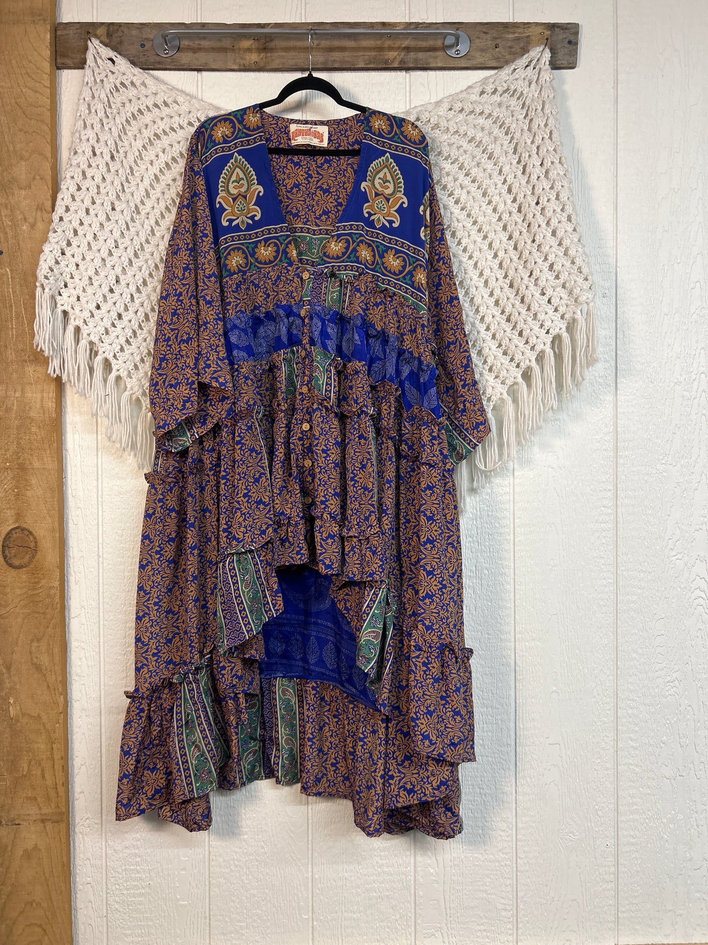 Rasgulla Sari Rhiannon Kimono 0826 055