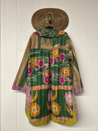 Fine Kantha Drifter Coat 1026 143