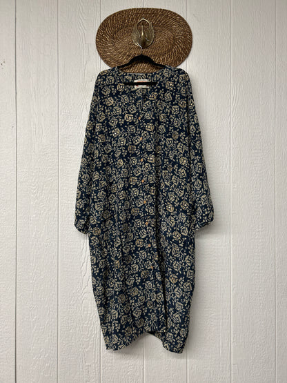 Crepe Sari Gaia Duster Dress 0826 007
