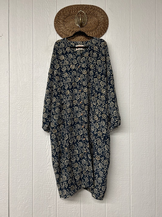 Crepe Sari Gaia Duster Dress 0826 007