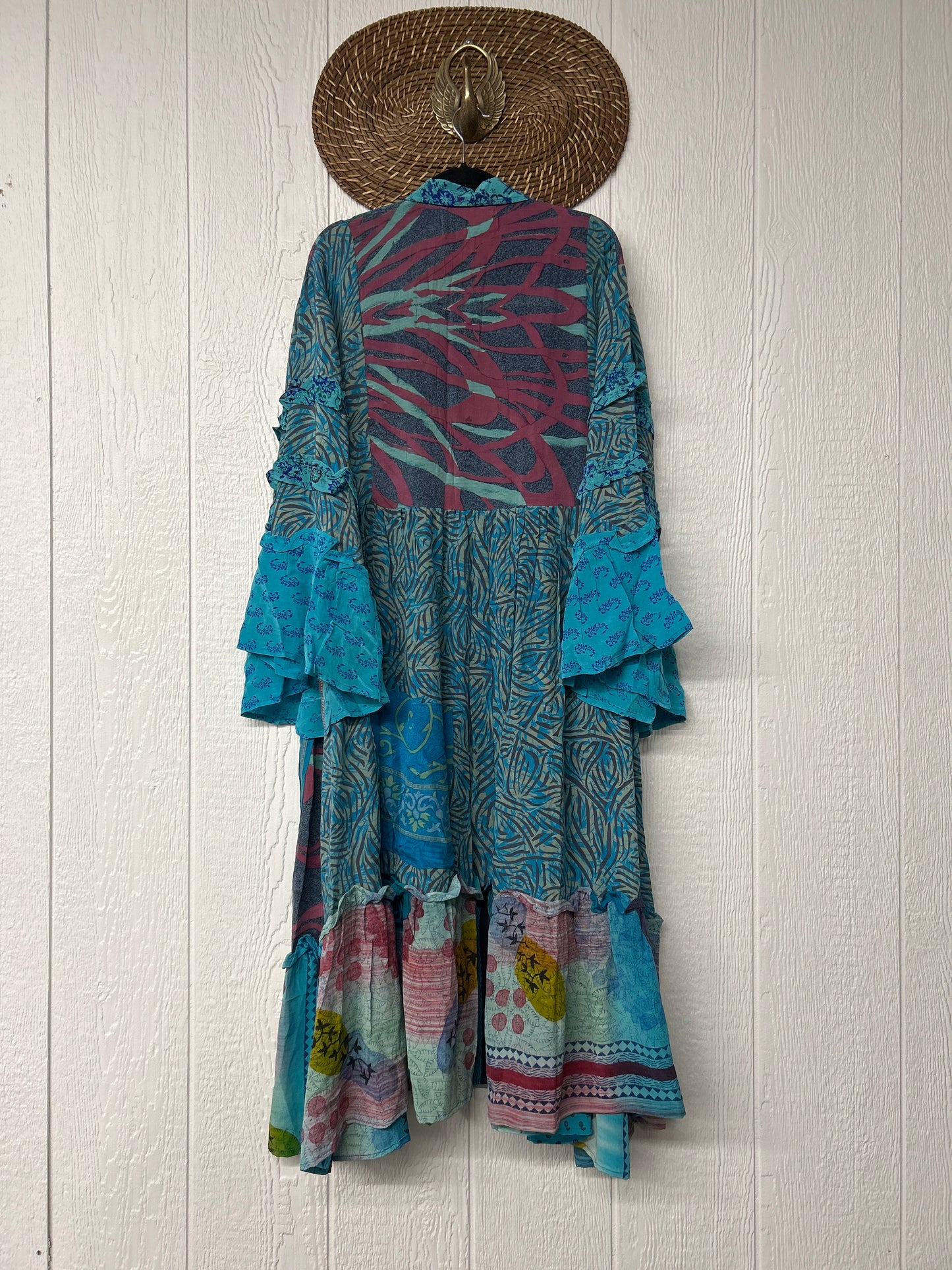 Crepe Sari Rhiannon Duster Dress 0226 137