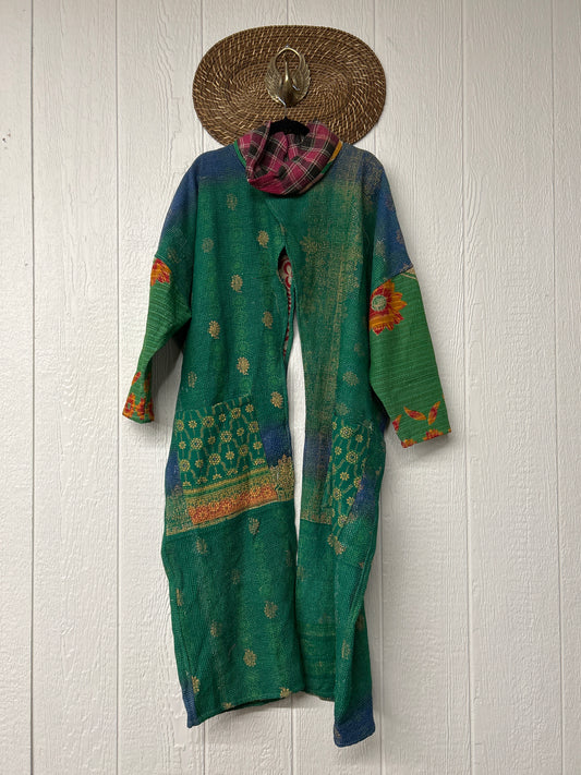 Fine Kantha Cowl Split Pullover 1225 051