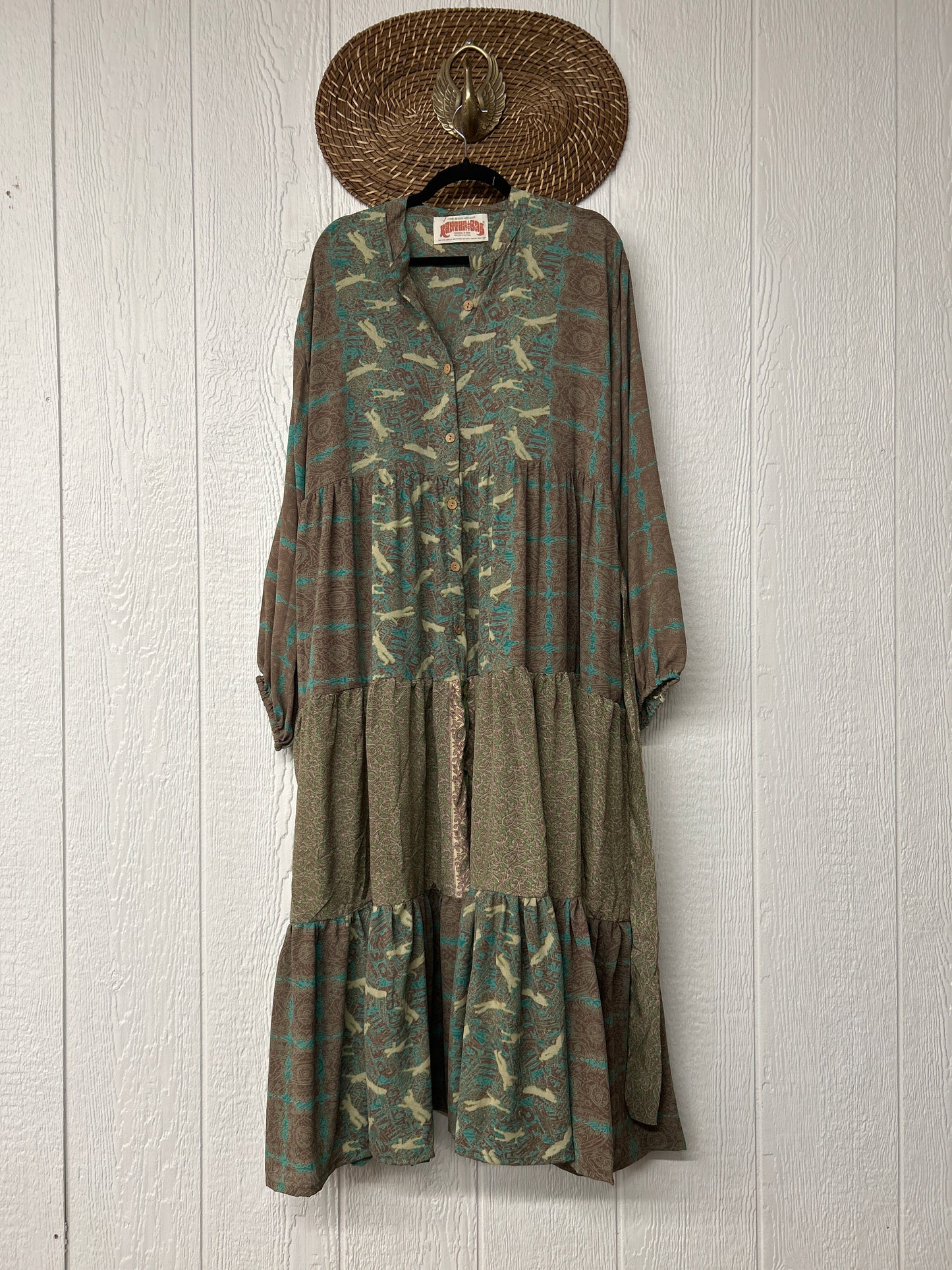 Rasgulla Sari Luminous Maxi Dress 0226 125
