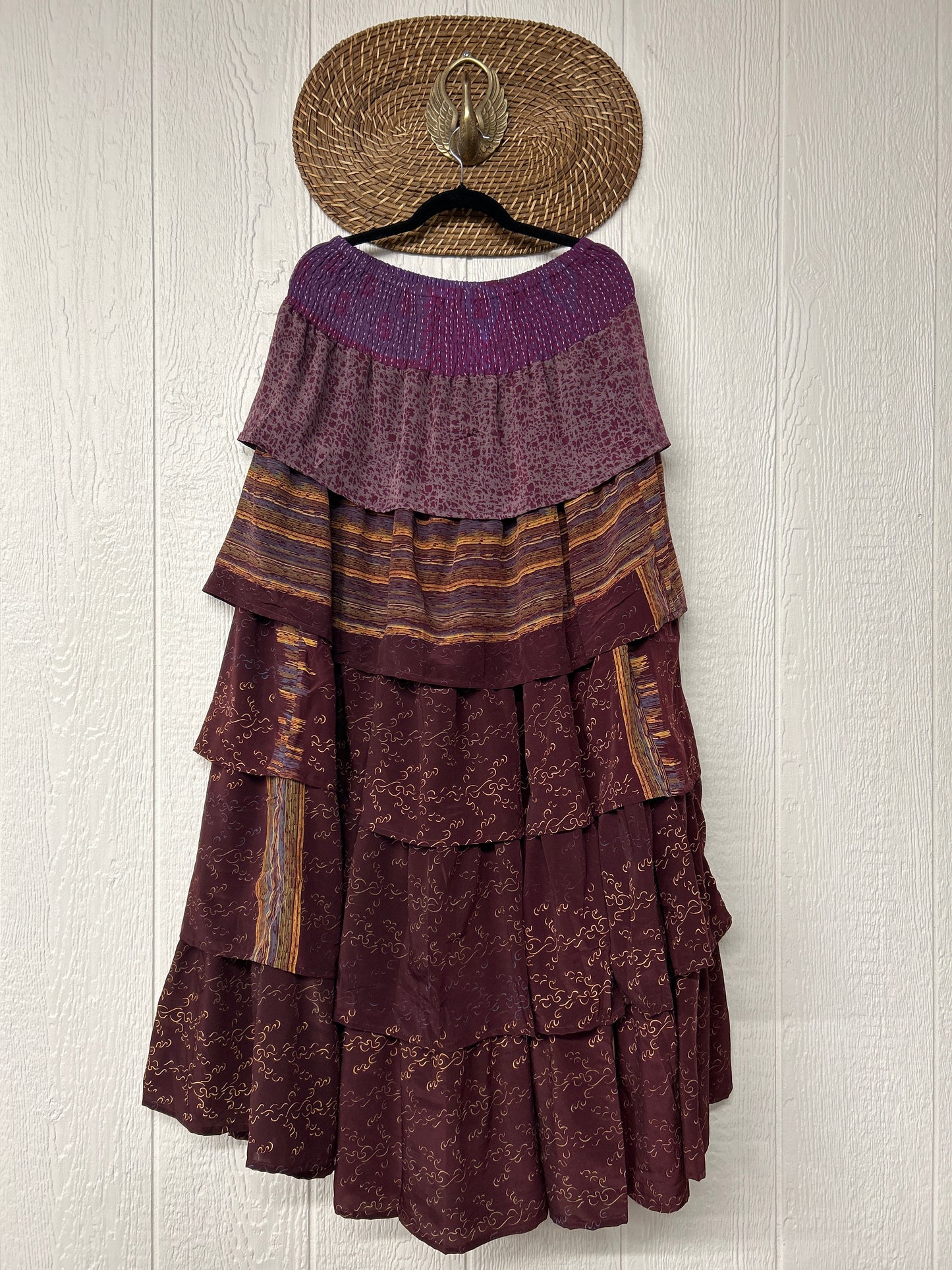 Rasgulla Sari Venus Ruffle Maxi 1125 098