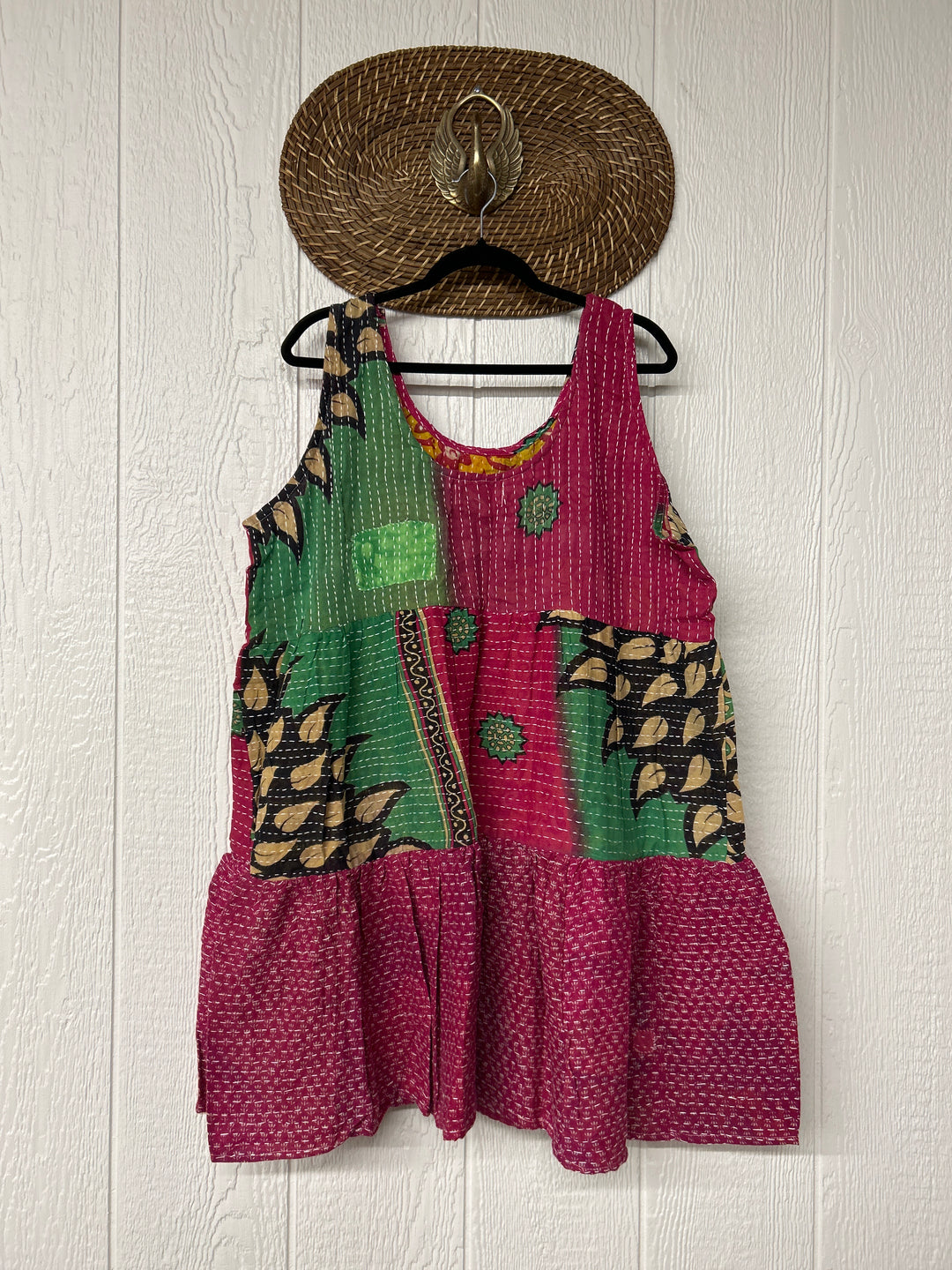Kantha Meadow Mini Dress 0625 183