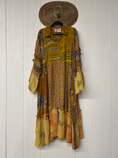 Crepe Sari Rhiannon Duster Dress 0226 074