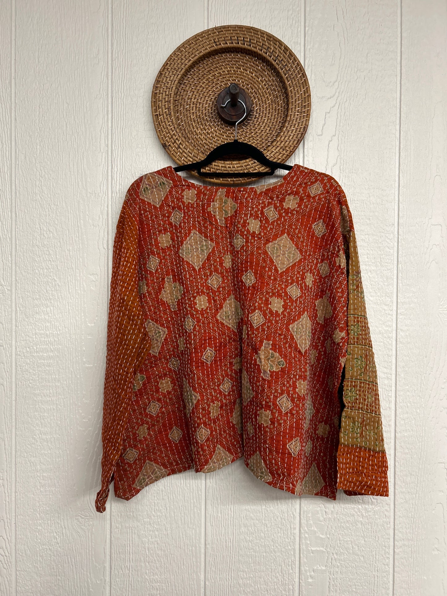 Pareo Kantha Wanderer Pocket Crop Top 0226 023