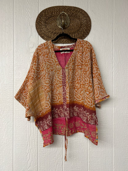 Pareo Kantha Hi-Lo Butterfly Top 0626 015