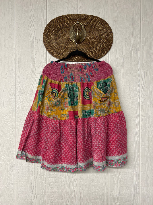 Pareo Kantha Meadow Skirt 0826 190
