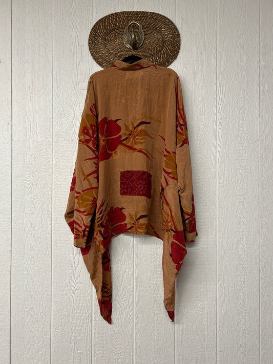 Crepe Sari Nirvana Button Down 1125 098