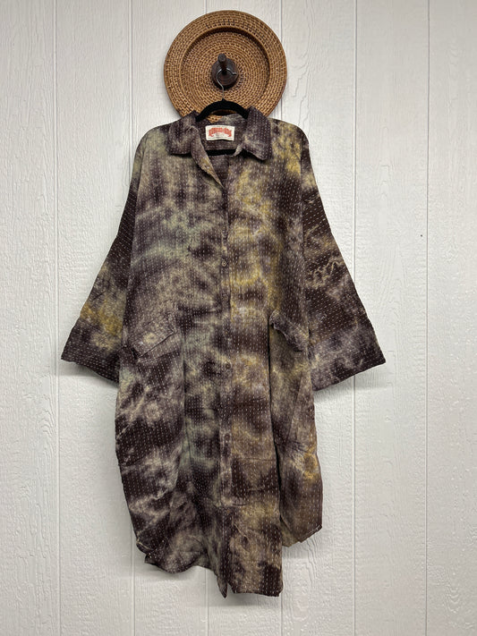 Pareo Kantha Free To Be Longsleeve Maxi 0526 014