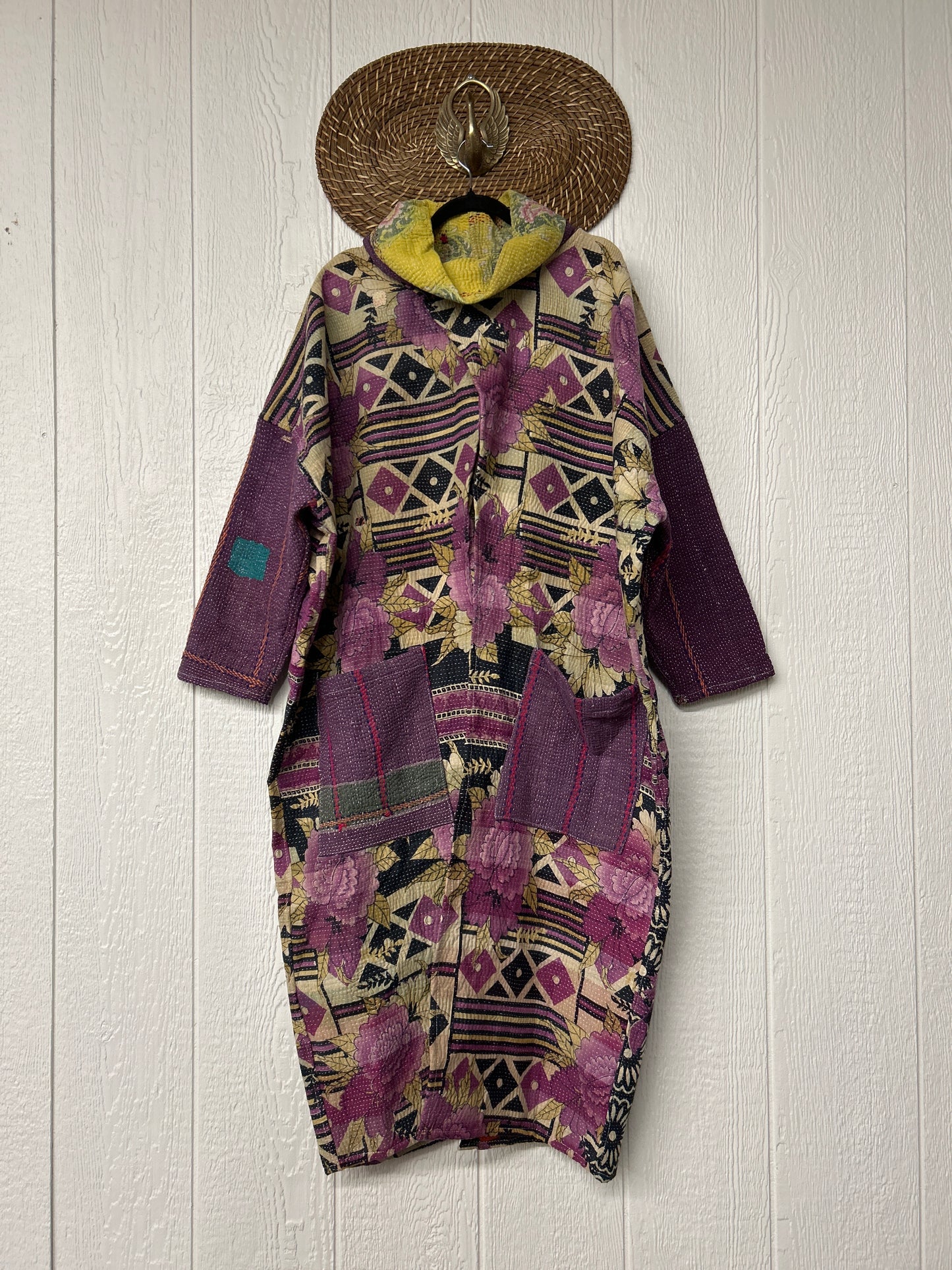 Fine Kantha Cowl Split Pullover 1225 138