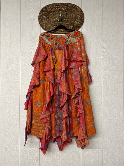Pareo Kantha Willow Maxi Skirt 0826 101