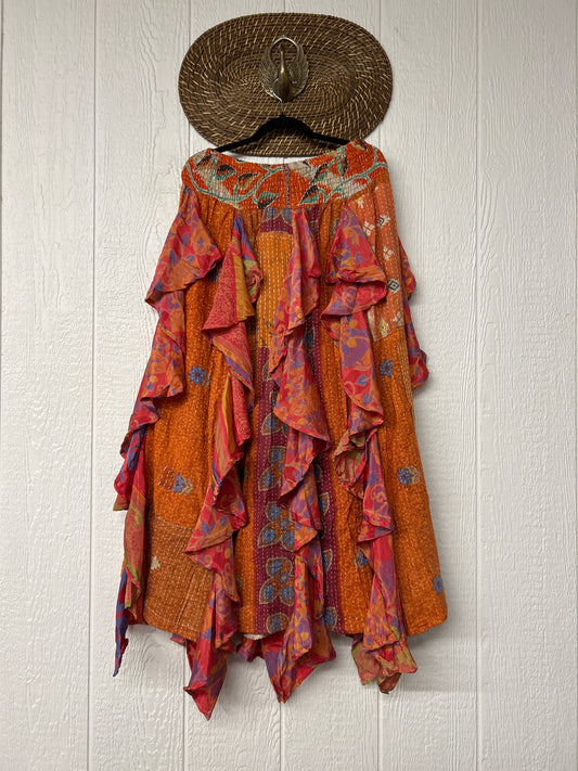 Pareo Kantha Willow Maxi Skirt 0826 101