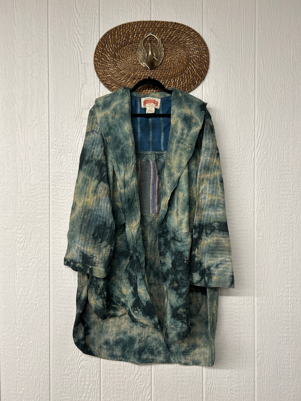 Fine Kantha Drifter Coat 1026 088