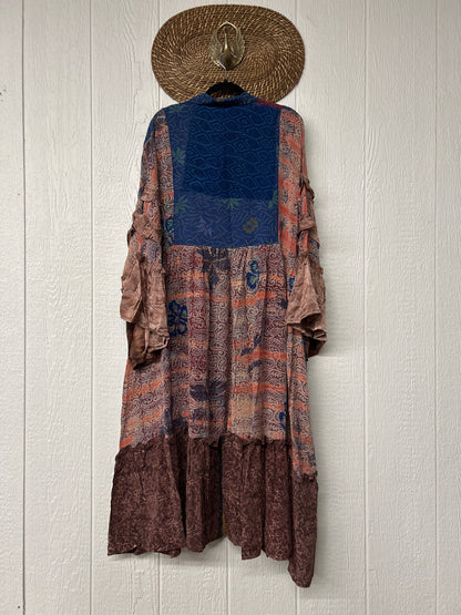 Crepe Sari Rhiannon Duster Dress 0226 119