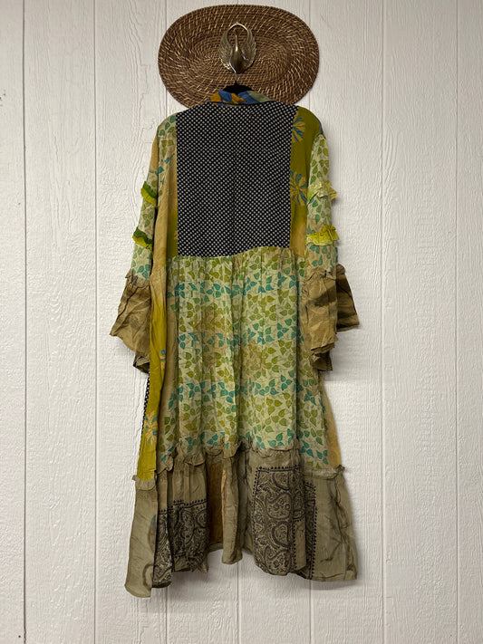 Crepe Sari Rhiannon Duster Dress 0226 045