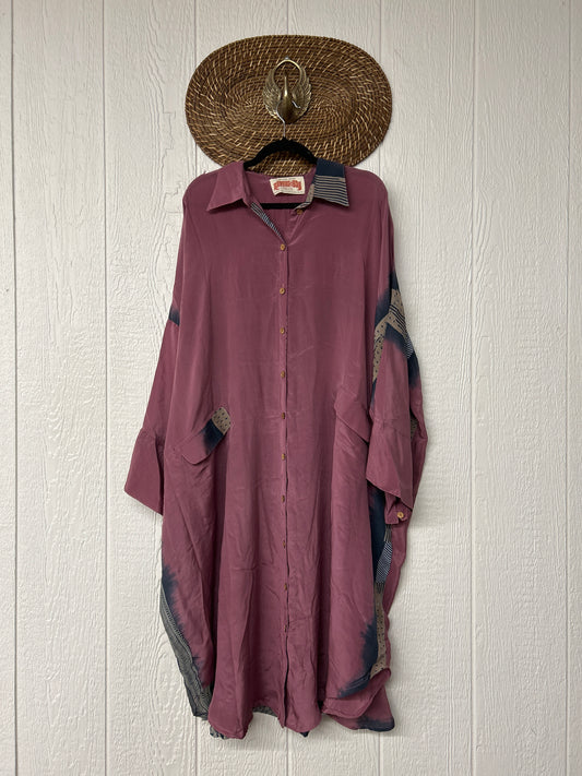 Crepe Sari Free To Be Longsleeve Maxi 1225 074