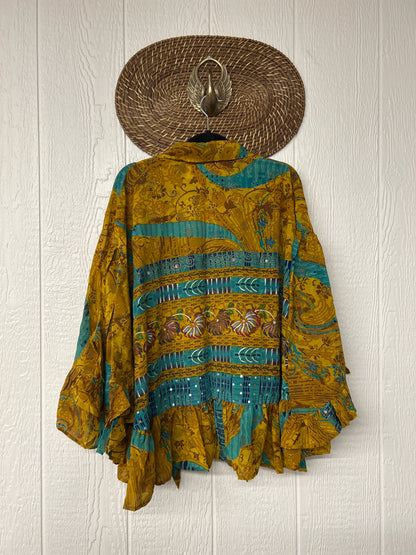 Crepe Sari Wild Rose Top 1225 185