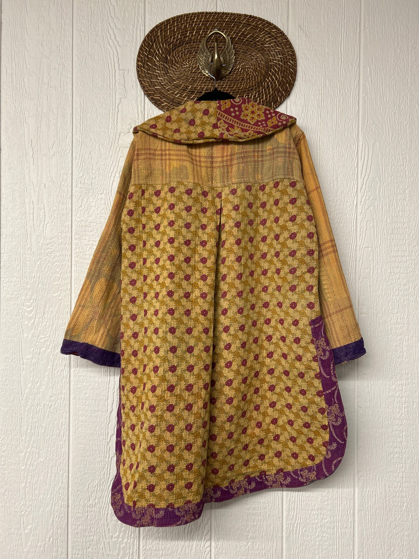 Fine Kantha Drifter Coat 1125 028