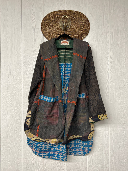 Fine Kantha Drifter Coat 1026 147