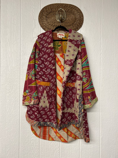 Fine Kantha Drifter Coat 1125 083
