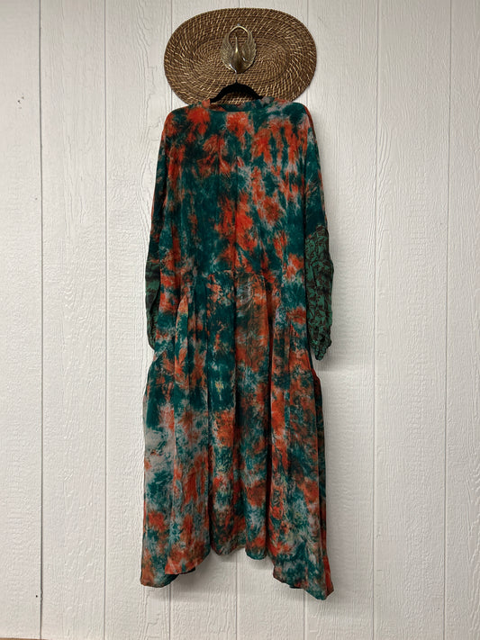 Crepe Sari Evermore Kimono 1026 095